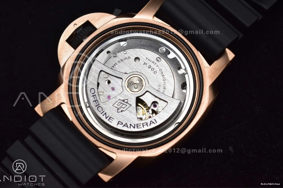 Edition W Black Black Best PAM1070 434 on Rubber 1:1 P Dial Tailored Strap SBF 0514